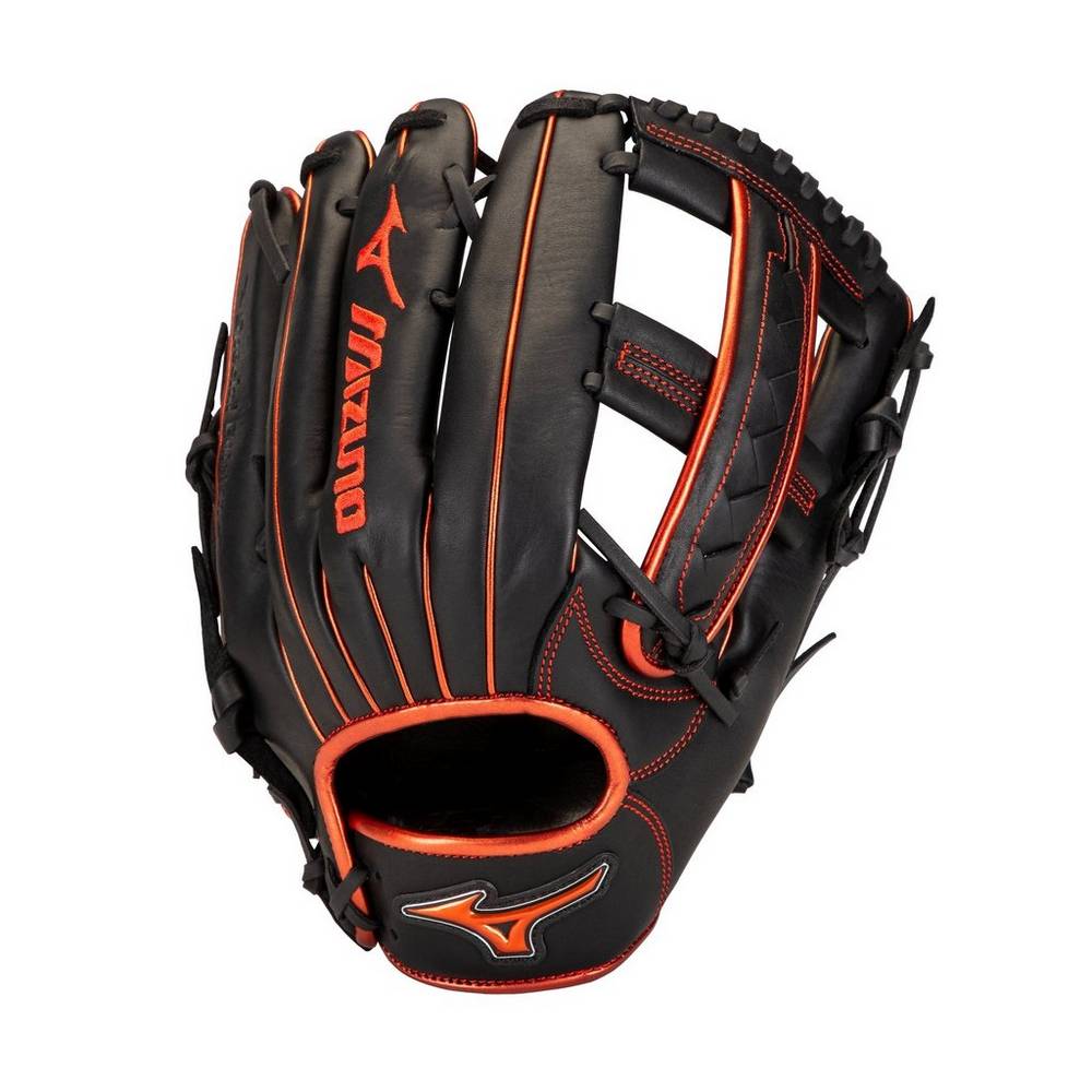 Luva Mizuno Softball MVP Prime SE Slowpitch 12.5" - Homem - Pretas/Vermelhas - GPNBF2807